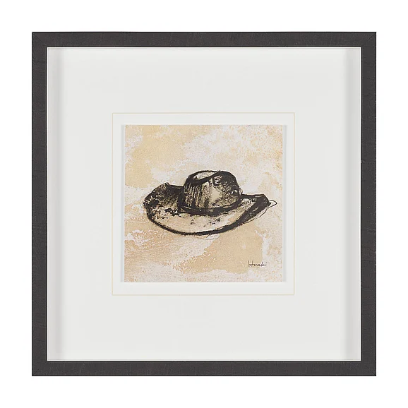 Mercana Cowboy by Mercana Studio Hand-Embellished Textured Framed Artwork Matted under Glass 16221