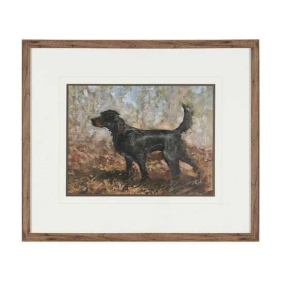 Mercana The Loyal Tracker II by Mercana Studio Textured Framed Artwork Matted under Glass 16223