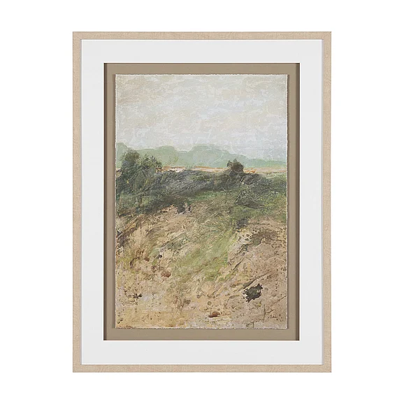 Mercana Amber Horizon IV by Mercana Studio Textured Framed Artwork Matted under Glass 16231