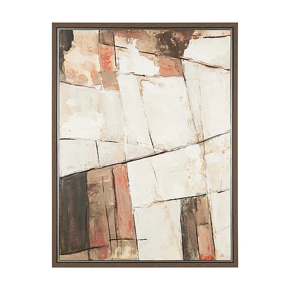 Mercana Shale I by Mercana Studio Hand-Embellished Textured Framed Canvas Artwork 102798-FL