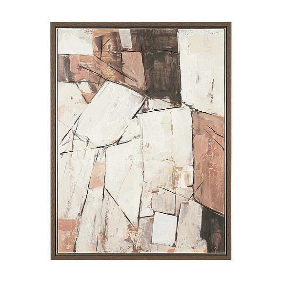 Mercana Shale II by Mercana Studio Hand-Embellished Textured Framed Canvas Artwork 102799-FL