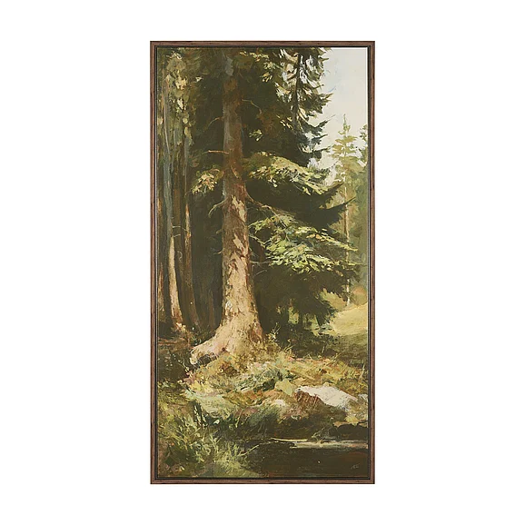 Mercana Heart of the Forest I by Mercana Studio Hand-Embellished Textured Framed Canvas Artwork 102834-FL