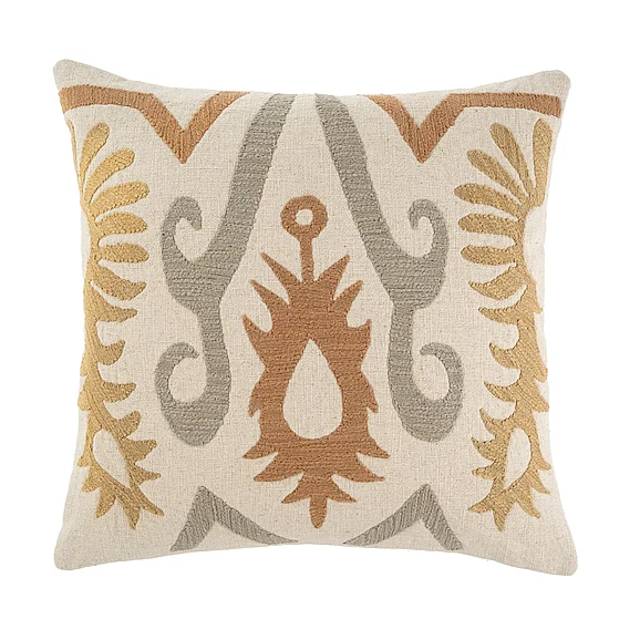 Mercana Bora Bora 20x20 Block Print Pillow Cover IN2111-C