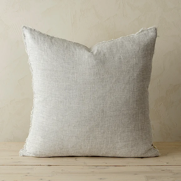 Mercana 24x24 Lina Linen Pillow Grey Cover IN7071-C
