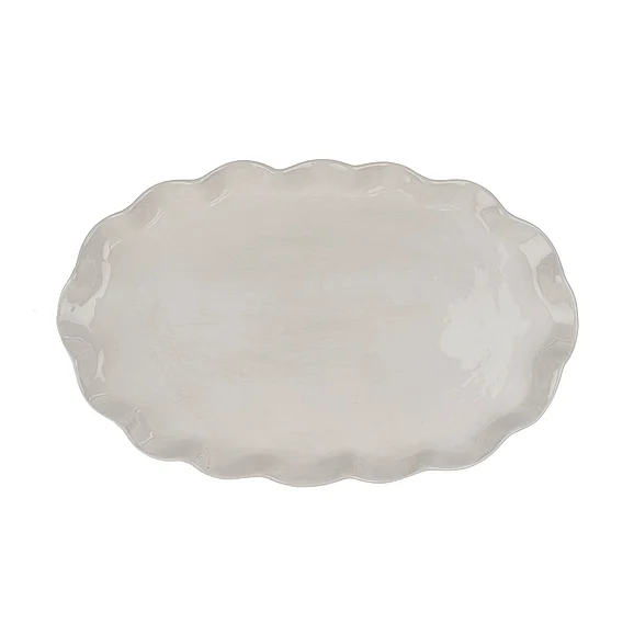 Mercana Calypso Scalloped Platter L IN6788