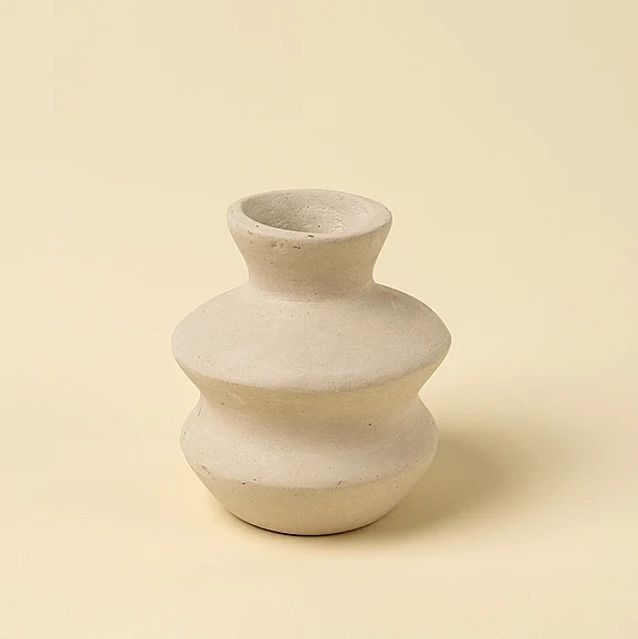 Mercana Wave Paper Mache Bud Vase IN9963
