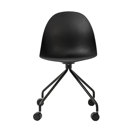 Euro Style Tayte Office Chair in Black with Matte Black Base 01134BLK CLOSEOUT