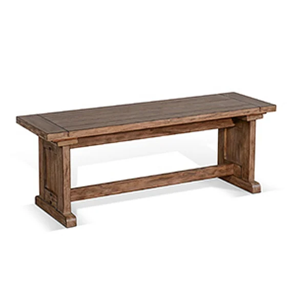 Sunny Designs Doe Valley Side Bench in Buck Skin 0113BU-SB