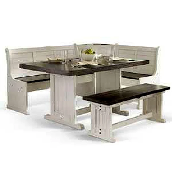 Sunny Designs Carriage House 4-Piece Dining Room Set in European Cottage