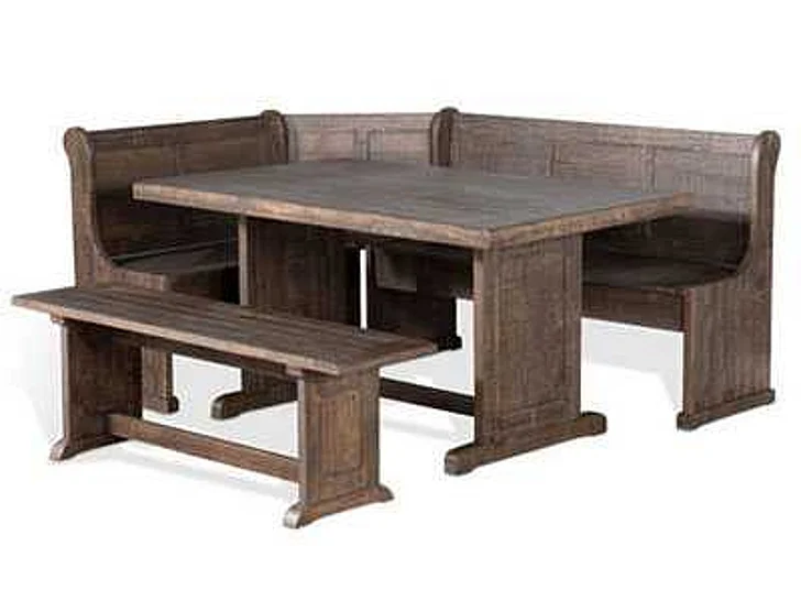 Sunny Designs Homestead 4-Piece Dining Room Set in Tobacco Leaf