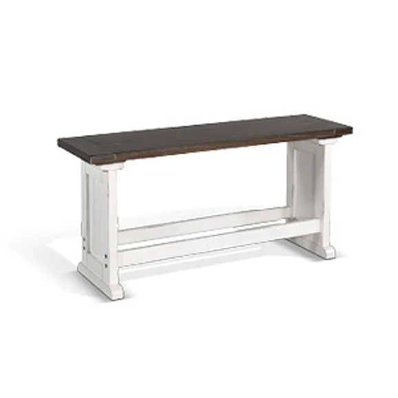 Sunny Designs Carriage House Counter Side Bench in European Cottage 0114EC-SB