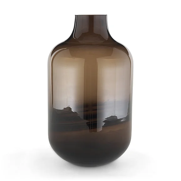 Mercana Aurel Tall Brown Glass Vase 71617