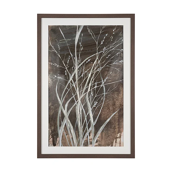 Mercana Ghost Grasses I Textured Framed Artwork 16283