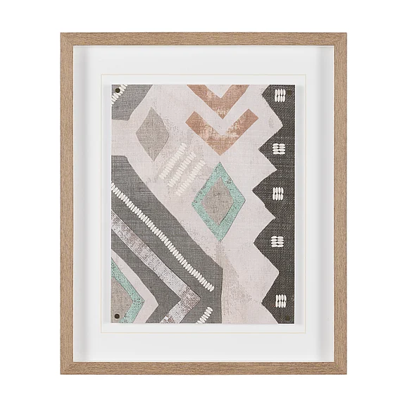Mercana Fabric Fantasia - Mishale by Maja Gunnarsdottir Textured Framed Artwork Matted under Glass 16345