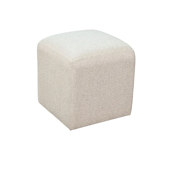 Sunny Designs Gibson Gibson Ottoman Cushion Stool with Casters in Wheat 0117WE-SC