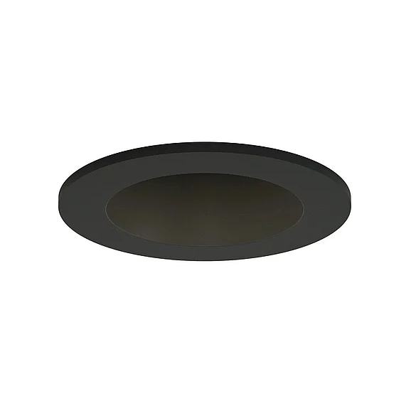 Corbett Lighting CSL Forme 3in Downlight 2700k, Standard Round Trim, Black DLT3RIC-27-RFSTBK