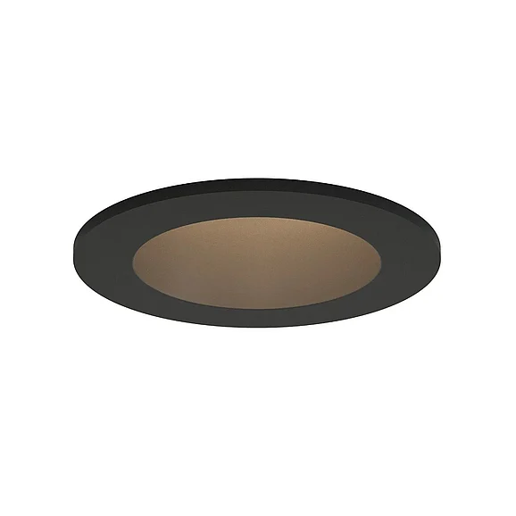 Corbett Lighting CSL Forme 3in Downlight 3000k, Standard Round Trim, Black DLT3RIC-30-RFSTBK
