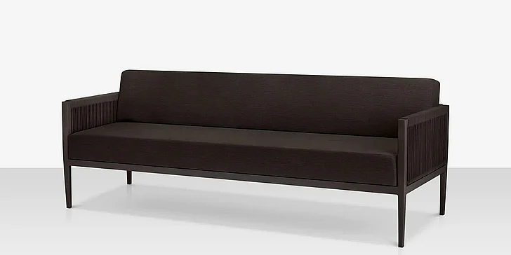 DecoScape Skye Sofa in Tex Black Frame/Black Durarope SF-3303-103-TXB-BLK