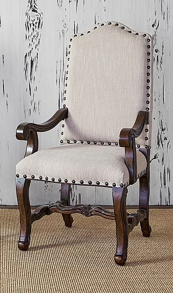Ambella Home Florence Arm Chair in Small Tweed 02007-625-021 (Set of 2)