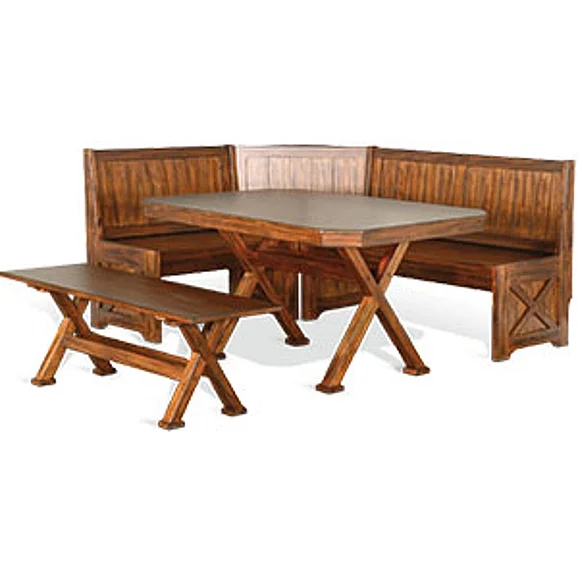 Sunny Designs Tuscany 4-Piece Dining Room Set in Vintage Mocha