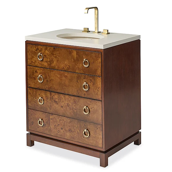 Ambella Home Elsa Petite Sink Chest in Walnut 02405-110-101