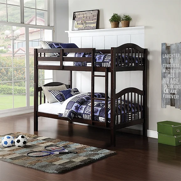 ACME Heartland Twin/Twin Bunk Bed in Espresso 02554