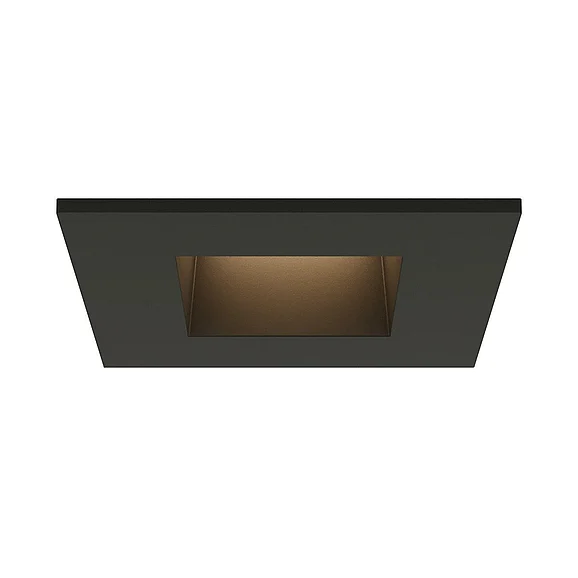Corbett Lighting CSL Forme 3in Downlight 2700k, Standard Square Trim, Black DLT3RIC-27-SFSTBK