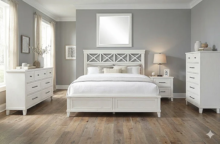 Legacy Classic Trisha Yearwood 2pc Panel Bedroom Set in Cotton
