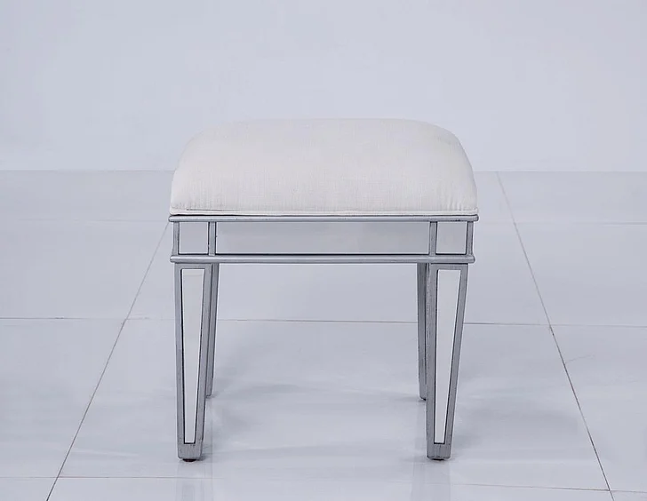 Elegant Chair 18 In. x 14 In. x 18 In. in Silver Paint MF6-1007S