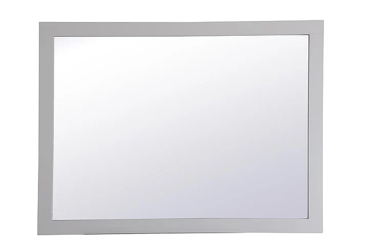 Elegant Aqua Rectangle Vanity Mirror 48 In. in Grey VM24836GR