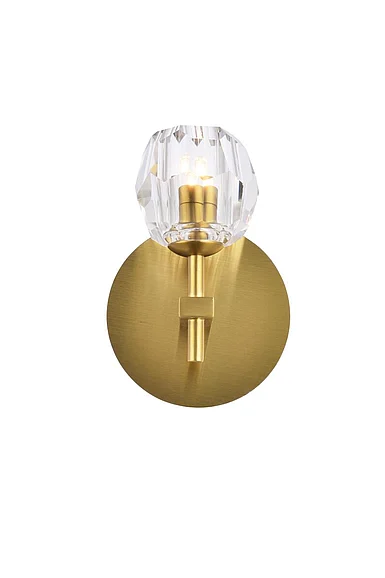 Elegant Eren 1 Light Gold Wall Sconce 3505W6G