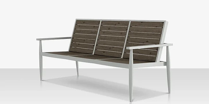 DecoScape Danish Slatted Sofa SF-1027-103-SLA
