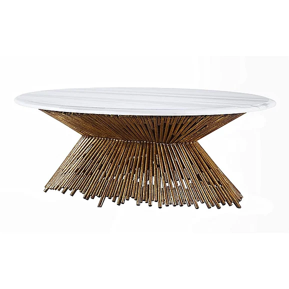 Ambella Home Pick Up Sticks Cocktail Table Base in Gold Leaf 05237-640-003