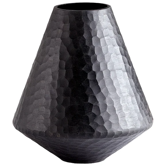Cyan Design Lava Vase | Black - Small 5385