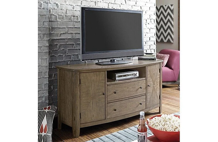 Hammary Primo III 4pc Entertainment ConsoleSet in Hazelnut