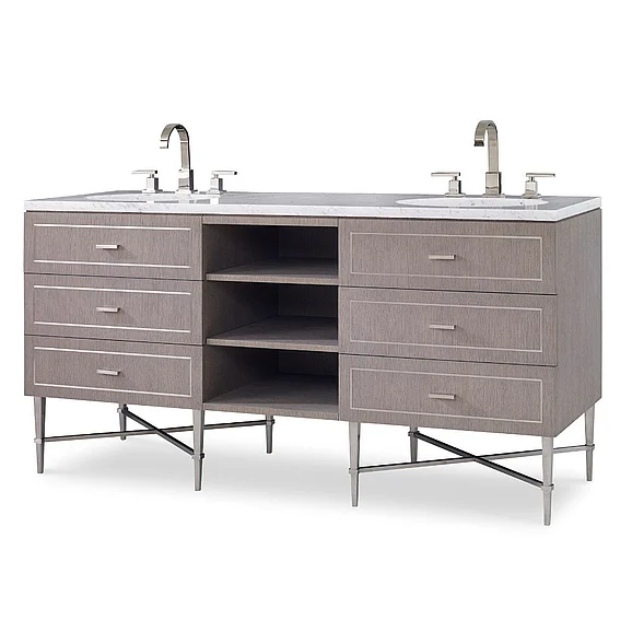 Ambella Home Woodbury Sink Chest in Warm Grey 07265-110-501