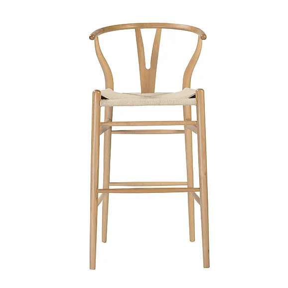 Euro Style Evelina Bar Stool in Natural 08165NAT CLOSEOUT