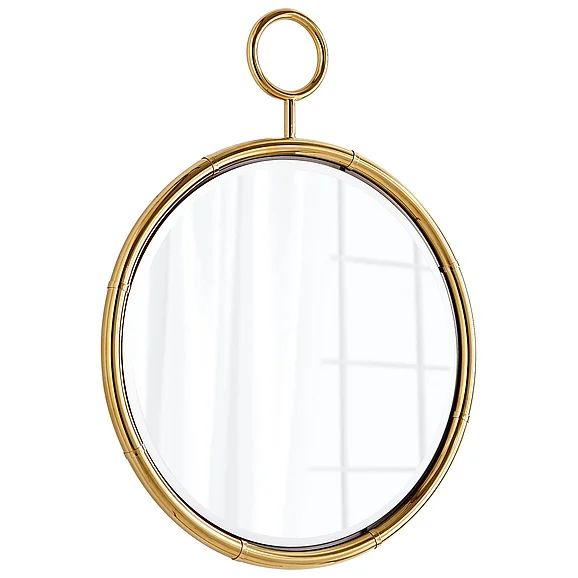 Cyan Design Circular Mirror in Brass 08588
