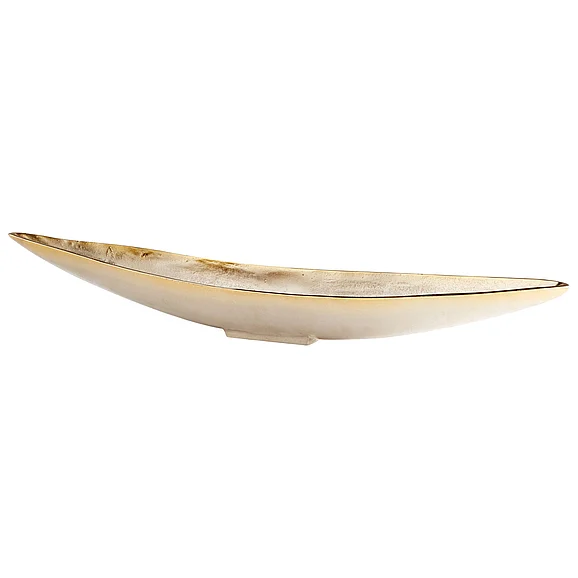 Cyan Design Venezia Tray | Rough Nickel And Gold - Small 8934