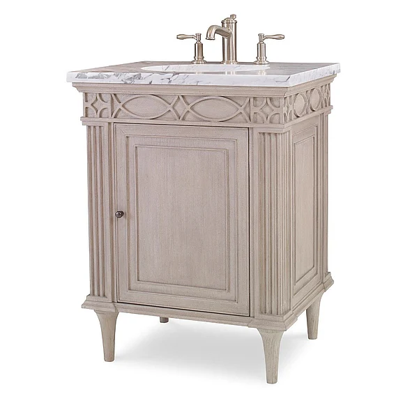 Ambella Home Seville Petite Sink Chest in French White 08991-110-101