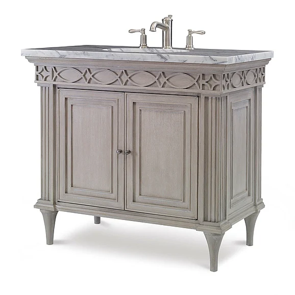 Ambella Home Seville Sink Chest in French White 08991-110-401