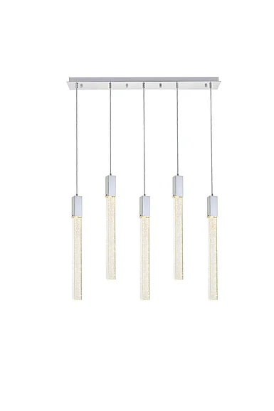 Elegant Weston 5 Lights Pendant in Chrome 2066S36C