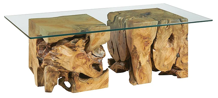 Hammary Hidden Treasures Square Root Glass TOP ONLY 090-1015G