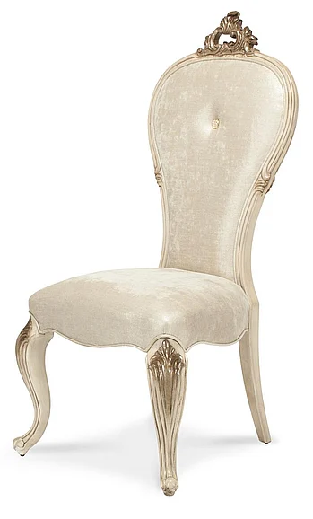 Aico Platine de Royale Side Chair in Champagne (Set of 2) 09003-201