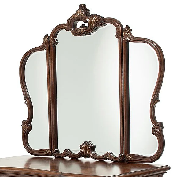 Aico Platine de Royale Vanity Mirror in Light Espresso 09068-229 CLOSEOUT