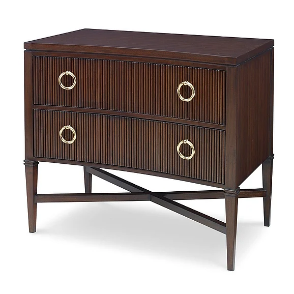 Ambella Home Reeded Chest in Walnut 09170-830-001