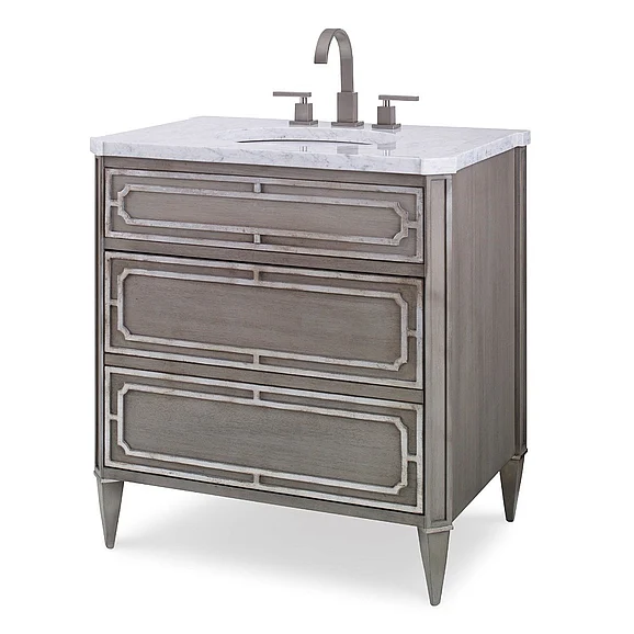 Ambella Home Emperor Medium Sink Chest in Ash Grey 09206-110-201