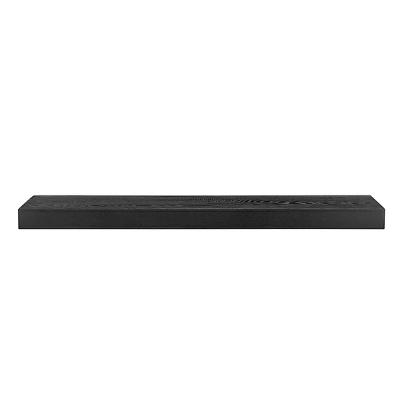 Euro Style Barney Floating Shelf/Shelving in Wenge Stained Veneer 09742-WEN CLOSEOUT