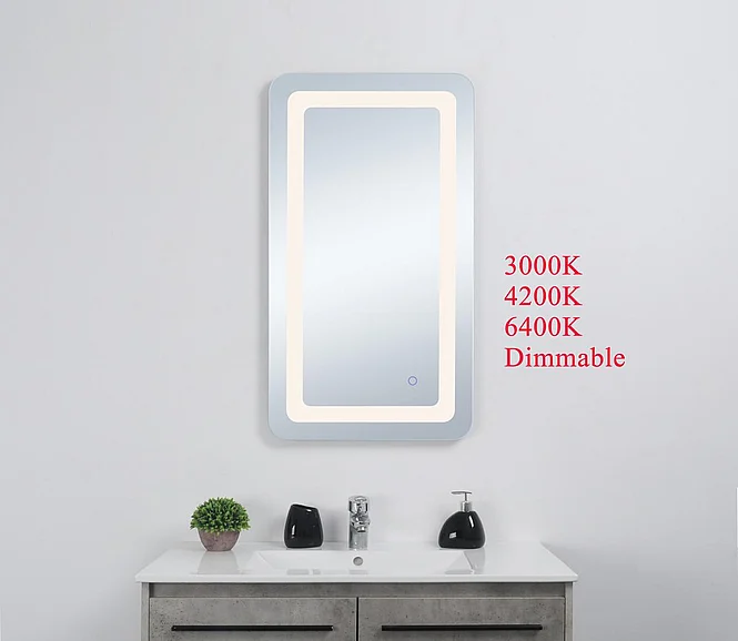 Elegant Genesis 24In x 36In Soft Edge Led Mirror MRE32436