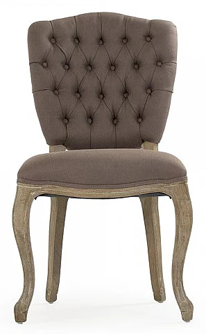 Zentique Piaf Side Chair in Brown (Set of 2) ZEN027 E272 A008 NT
